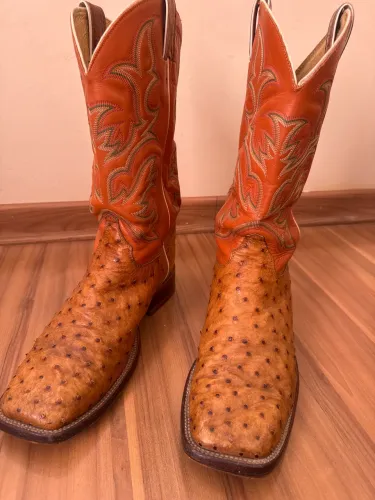 Bota Country importada Justin Avestruz