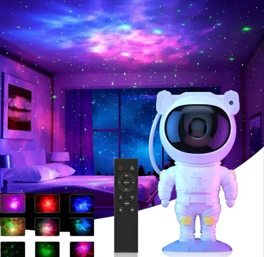 Luminária O Astronauta Projetor Imaginarium