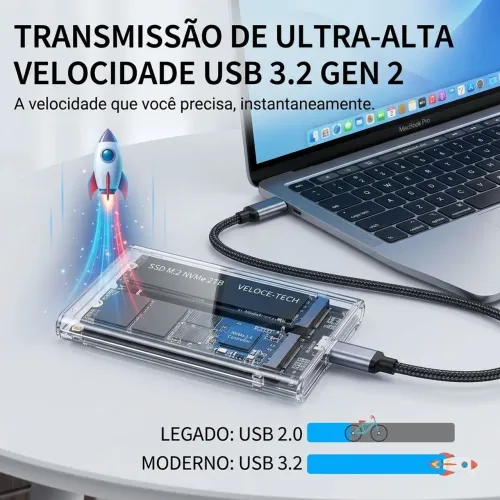 Case HD externo 3.0 2,5 polegadas