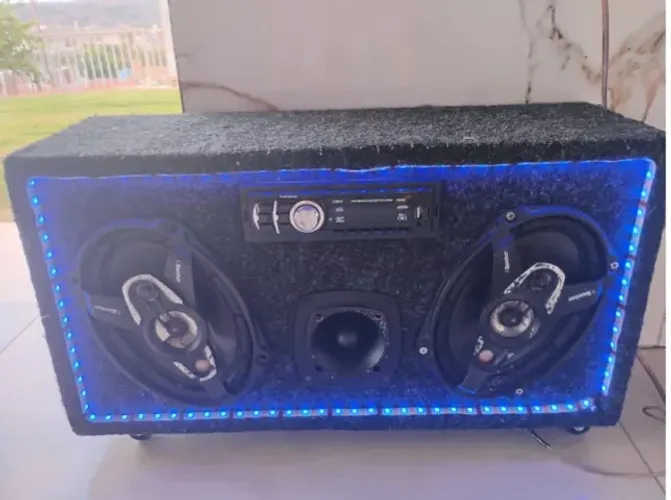 Cadeira estofada Preto