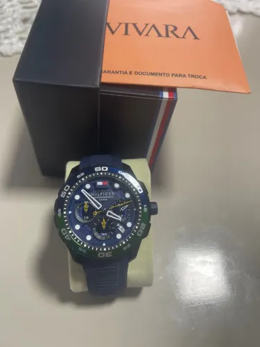 relogio tommy regatta 1792248 edição limitada