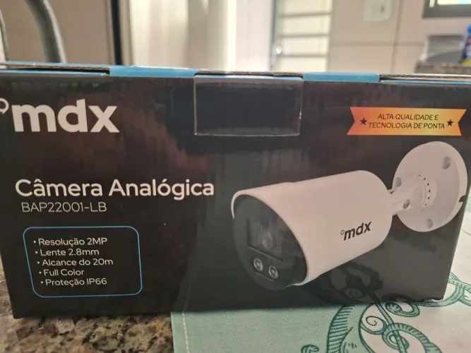 Câmera mdx, modelo: BAP22001-LB (nova, nunca usada)