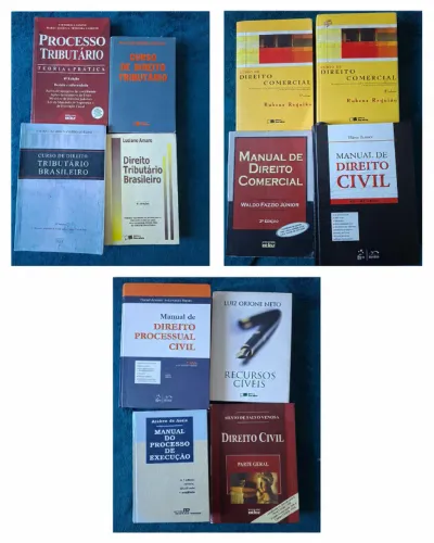 Lote de Livros Jurídicos - Diversas Áreas do Direito