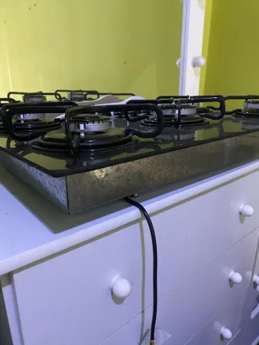 Fogão cooktop 5 bocas Brastemp novo