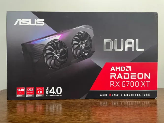 Placa de Vídeo ASUS Dual RX 6700 XT 12GB GDDR6