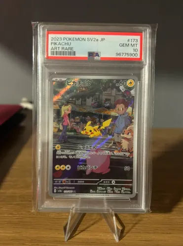 Carta Pokemon Graduada Pikachu 151 JP PSA 10
