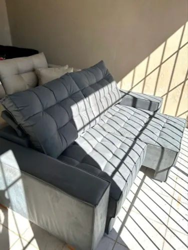 Sofá retrátil 2 lugares 