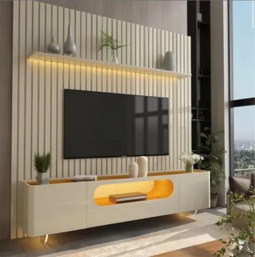 Conjunto Palazzo Ripado com Base LED