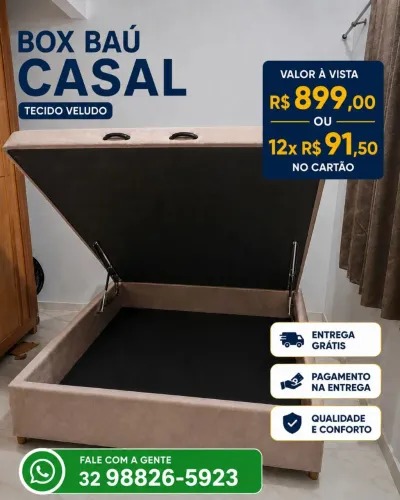 Box casal baú