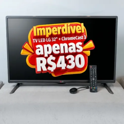 TV LG 32" + ChromeCast 3