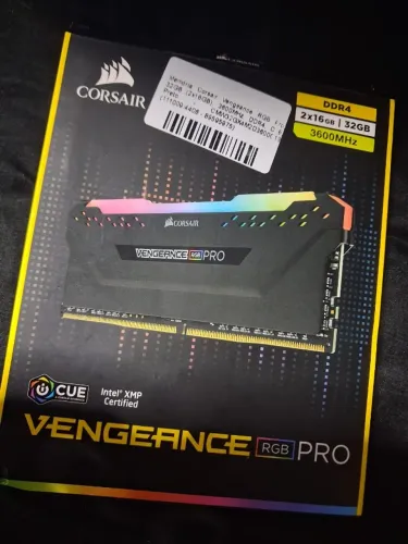 Memória RAM 32GB (2x16GB), 3600MT/s, Corsair Vengeance PRO, DDR4