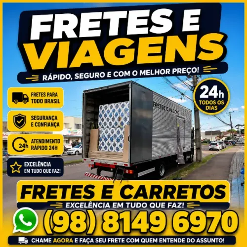 Frete e Mudanças com Caminhão Baú | Atendimento Ágil e Seguro 