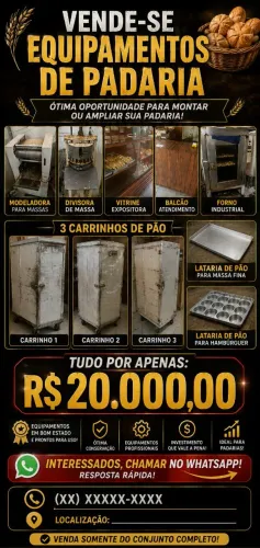 Equipamentos de Padaria