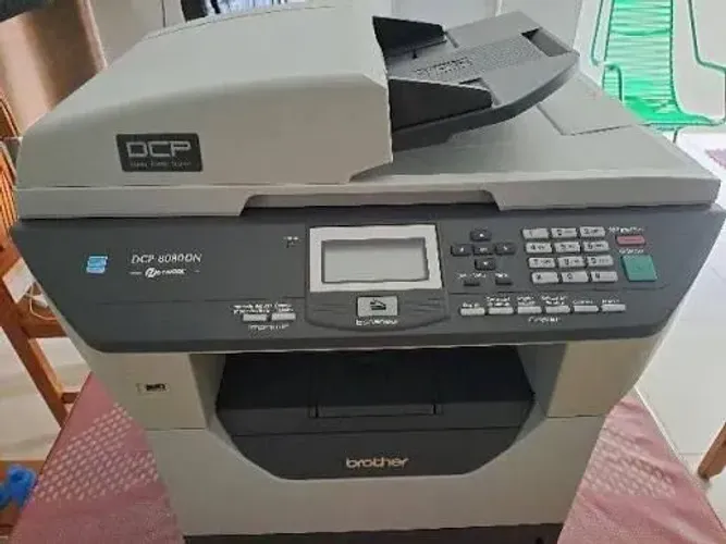 Impressora Laser Duplex Multifuncional Com Xerox e Scanner Brother DCP 8080dn USB e Rede