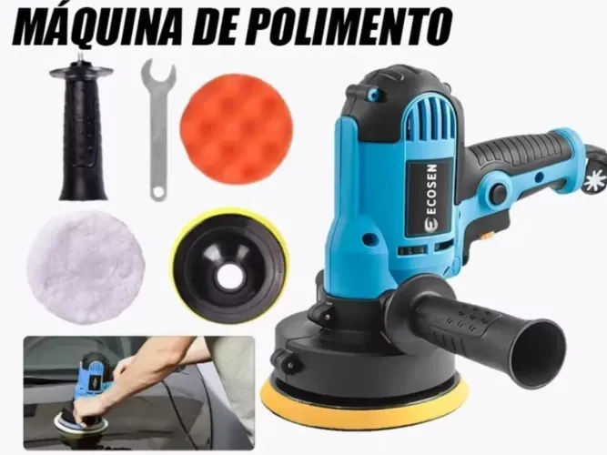 MÁQUINA DE POLIMENTO 6 VELOCIDADES COM ACESSÓRIOS