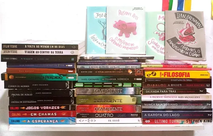 Livros Usados: Percy Jackson, Maze Runner, Divergente, Suspense e Mais!<br>