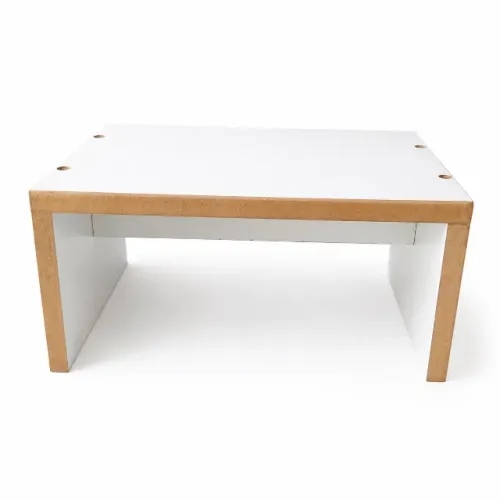 Banquinho Descansa Pé Home Office Apoio de pés MDF15mm Branco