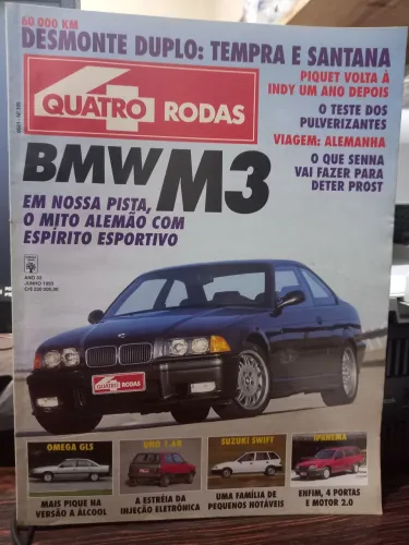 Revista quatro rodas edição BMW M3