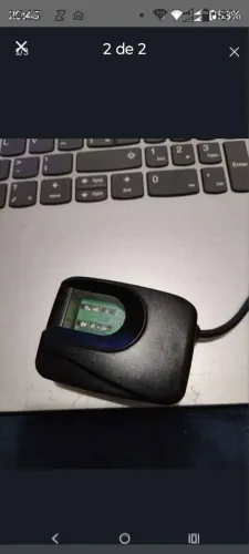 Leitor biométrico