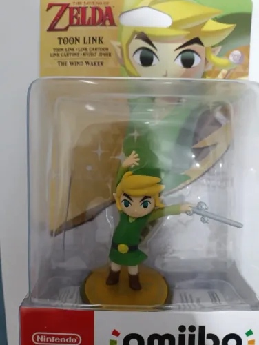 Amiibo Toon Link Zelda Wind Waker Na Caixa