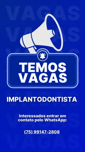 Vaga para Implantodontista