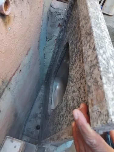 Cuba com pedra
