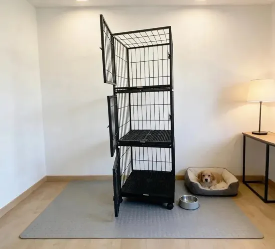 Vendo gaiola três andares para cães e gato . Leia a descrição