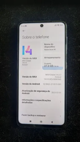 Redmi note 9s branco