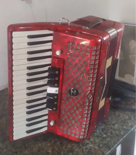 Sanfona MICHAEL 80 BAIXOS AMPLIFICADA 