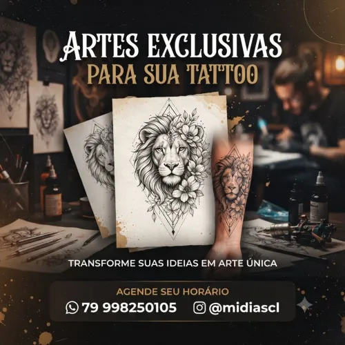 Faço arte para tatuagem