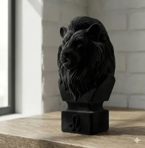 busto do signo de leão