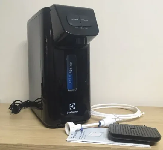 Purificador Electrolux Água Fria Natural Gelada Preto PE15P