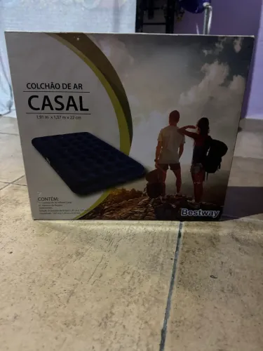 Colchão casal inflável com bomba