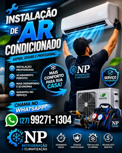 INSTALAÇÃO DE AR CONDICIONADO com Garantia