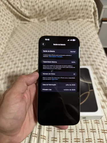 iPhone 16 Pro Max 256GB - Com GARANTIA Apple