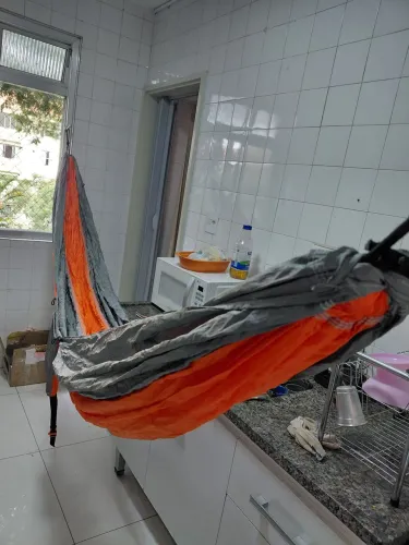 Rede NKT + Tela Mosquiteiro Bug Stop - Kit Completo Camping para Acampamento"