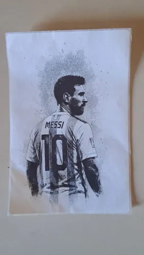 Adesivo jogador Messi (15X10cm)