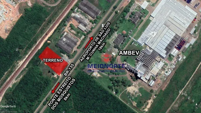Área à venda, 8040 m² por R$ 1.995.000,00 - Tibiri - São Luís/MA