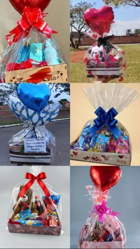 Vendo cestas personalizadas, surpresa na caixa!