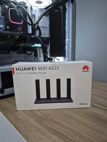 ROTEADOR HUAWEI WIFI AX2S PRETO LACRADO