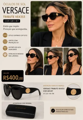 Óculos de sol Versace 