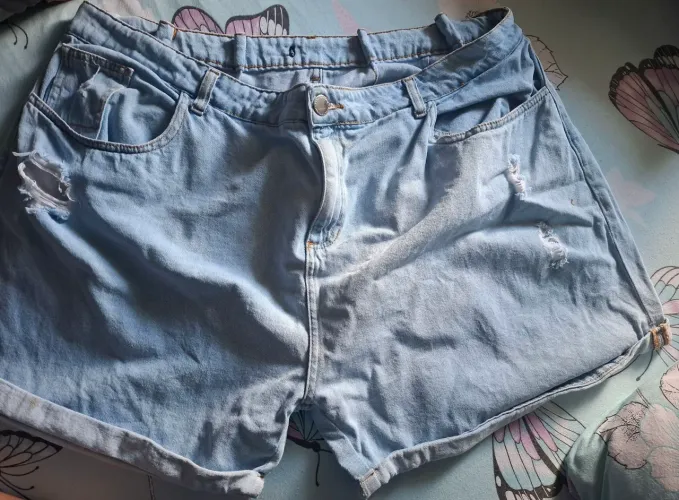 SHORTS JEANS PLUS SIZE