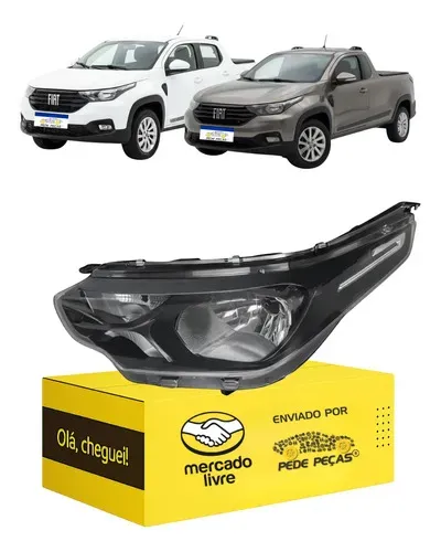 Farol Sinaleira Fiat Strada Freedom 2021 22 23 24 25 2026 Le Esquerdo/motorista