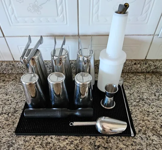 Kit Barman Coqueteleira Acessórios 