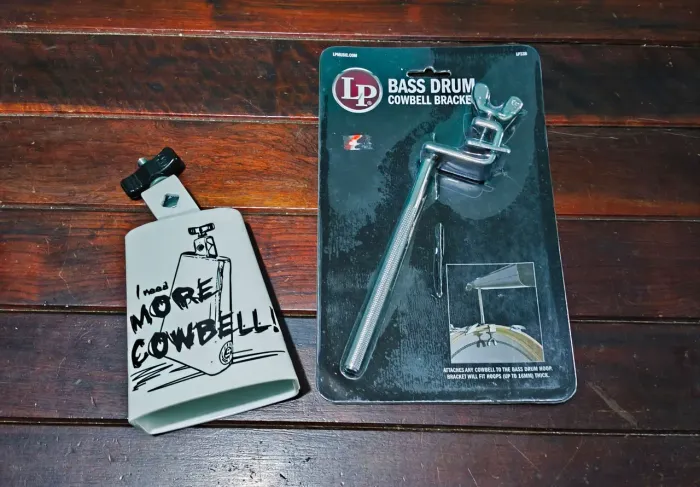 Clamp + Cowbell Latin Percussion USA Branco