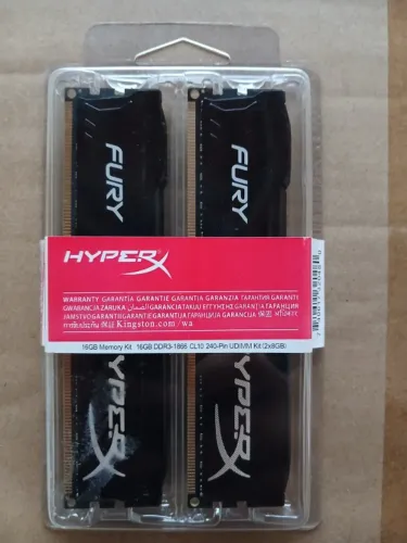 HyperX Fury DDR3 16GB (2x8GB) 1866MHz CL10