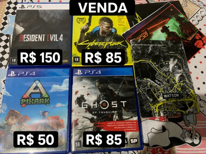Jogos PS4 e PS5