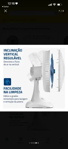 Ventilador MONDIAL 6 pás power 40 