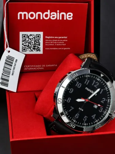 Relógio Mondaine Couro original Masculino 99703g0mvnh1