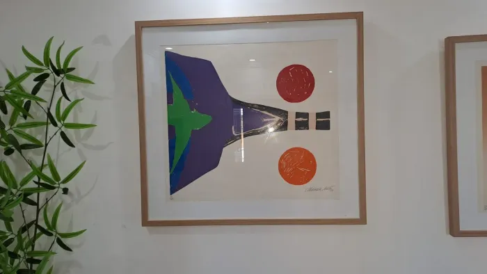Quadro de Calasans Neto original. Composição.